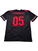 FUBU FOOTBALL JERSEY ATHLETIC STREETWEAR NERO UOMO PRE OWNED XL