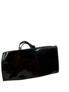 Furla δερμάτινη τσάντα χειρός patent vintage μαύρο ΓΥΝΑΙΚΕΙΟ one size pre-owned