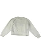 G-STAR RAW CREWNECK SWEATSHIRT OFF-WHITE WITH SCRIPT LOGO - S
