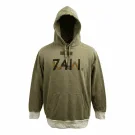 G-STAR RAW Φούτερ Hoodie Casual Logo 74W Χακί Ανδρικό XL