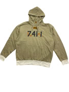 G-STAR RAW Φούτερ Hoodie Casual Logo 74W Χακί Ανδρικό XL