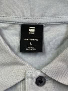 G STAR RAW ΜΠΛΟΥΖΑ POLO MINIMAL ΑΝΟΙΧΤΟ ΓΚΡΙ ΑΝΤΡΙΚΟ PRE OWNED L