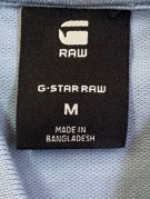 G STAR RAW POLO MINIMAL AZZURRO UOMO PRE OWNED M