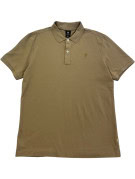 G STAR RAW POLO SHIRT MINIMAL BEIGE MENS PRE OWNED L
