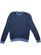 G-STAR RAW Maglia in maglia casual con logo blu da uomo XXL