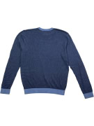 G-STAR RAW Maglia in maglia casual con logo blu da uomo XXL