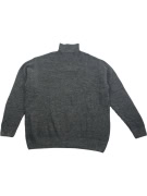 G-STAR RAW Maglia in maglia con cerniera grigia da uomo XXL