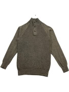G-Star Raw Πλεκτή Μπλούζα Vintage Mock Neck Melange Καφέ/Γκρι Ανδρική L