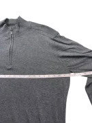 G STAR RAW HALF ZIP SWEATER MINIMAL CHARCOAL MENS PRE OWNED L