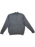 G STAR RAW HALF ZIP SWEATER MINIMAL CHARCOAL MENS PRE OWNED L