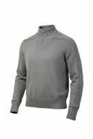 G STAR RAW HALF ZIP KNIT SWEATER MINIMAL GREY MENS PRE OWNED L