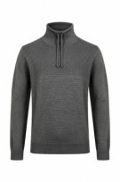 G STAR RAW MAGLIONE HALF ZIP COLLO MELANGE GRIGIO UOMO PRE OWNED XL
