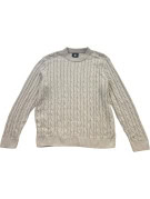 G STAR RAW ΠΛΕΚΤΟ ΠΟΥΛΟΒΕΡ CABLE KNIT BEIGE ΑΝΤΡΙΚΟ PRE OWNED L