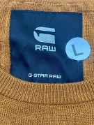 G STAR RAW ΠΛΕΚΤΟ ΠΟΥΛΟΒΕΡ MINIMAL ΚΑΜΕΛ ΑΝΤΡΙΚΟ PRE OWNED L