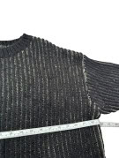 G STAR RAW KNIT SWEATER MINIMAL BLACK UNISEX PRE OWNED XL