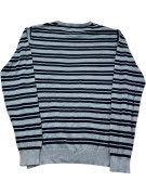 G STAR RAW MAGLIONE IN MAGLIA RIGATO AZZURRO NAVY UOMO PRE OWNED L