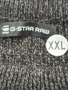 G STAR RAW MAGLIONE IN MAGLIA UTILITY CHARCOAL UOMO PRE OWNED XXL
