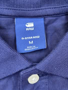 G STAR RAW POLO MINIMAL NAVY UOMO PRE OWNED M