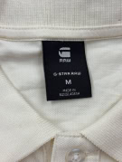 G STAR RAW POLO MINIMAL OFF WHITE ΑΝΤΡΙΚΟ PRE OWNED M