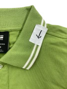 G-Star RAW Polo Μπλούζα Casual Logo Κεντημένο Πράσινη Ανδρική M