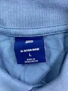G-Star Raw Polo Μπλούζα Γαλάζια Ανδρική L