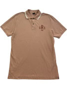 G STAR RAW POLO SHIRT MINIMAL BEIGE MENS PRE OWNED L