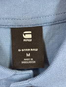 G STAR RAW ΠΟΛΟ ΜΠΛΟΥΖΑ MINIMAL ΜΠΛΕ ΑΝΤΡΙΚΟ PRE OWNED M