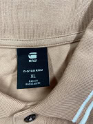 G-Star Raw Polo Μπλούζα Μπεζ Με Λογότυπο Ανδρική XL