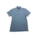 G-Star Raw Polo Μπλούζα Σιέλ Με Ριγέ Λεπτομέρειες Ανδρική L