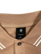 G-Star Raw Polo Shirt Casual Logo Μπεζ Ανδρικό L
