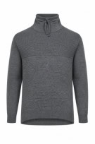 G STAR RAW HIGH NECK SWEATER MELANGE GREY MEN PRE OWNED XL