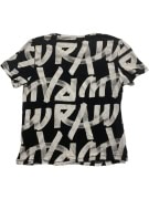 G-Star Raw T-Shirt All Over Print Logo Μαύρο Γυναικείο Medium