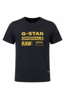 G STAR RAW T SHIRT GRAPHIC NERO UOMO PRE OWNED L