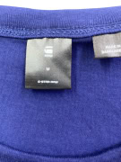 G-Star Raw T-Shirt con logo blu da donna M