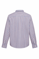 GANT LAUREN STRIPED SHIRT CLASSIC WHITE RED BLUE MEN PRE OWNED M