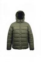 GANT Μπουφάν Puffer Hooded Casual Χακί Ανδρικό XXL