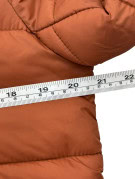 GANT PUFFER JACKET MINIMAL BROWN WOMEN PRE OWNED S