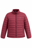 GANT PUFFER JACKET MINIMAL BURGUNDY MEN PRE OWNED L