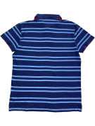 GANT Polo a righe con logo classico blu da uomo XL
