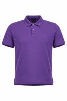 GANT POLO SHIRT MINIMAL VIOLA UOMO PRE OWNED M