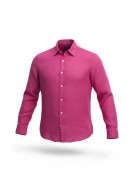 GANT ΠΟΥΚΑΜΙΣΟ ΛΙΝΟ REGULAR FIT MAGENTA ΑΝΔΡΙΚΟ LARGE