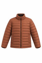 GANT PUFFER JACKET MINIMAL BROWN MEN PRE OWNED M