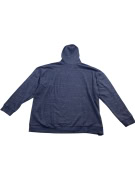 GAP Felpa con cappuccio da uomo con zip blu mélange 3XL