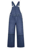 GAP DENIM OVERALLS WORKWEAR BLU DONNA PRE OWNED L