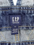 GAP DENIM OVERALLS CLASSIC BLUE WOMENS PRE OWNED XS