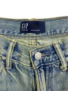 GAP Denim Straight Jeans Ανδρικό Γαλάζιο Μέγεθος 34