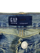 GAP Denim Τζιν Παντελόνι Straight Vintage Wash Μπλε Ανδρικό Μέγεθος 36x32 (L)