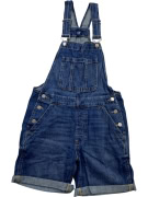 GAP DENIM Vintage Overall Shorts with Logo Blue Women’s XS