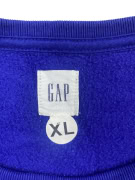 GAP SWEATSHIRT VINTAGE STYLE BIG LOGO BLUE MEN'S XL