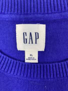 GAP Πλεκτό Πουλόβερ Casual Με Λογότυπο Μπλε Ανδρικό XL